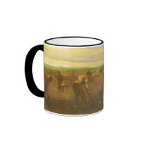 Van Gogh's Farmer's Planting Potatoes mugs