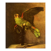 Van Gogh's Green Parrot posters by MasterpieceCafe Van Gogh's Green Parrot posters