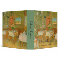 Van Gogh's Interior of a Restaurant binders