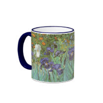 Van Gogh's Irises mugs by MasterpieceCafe Van Gogh's Irises mugs