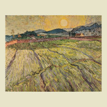 Van Gogh's Landscape with Ploughed Fields 