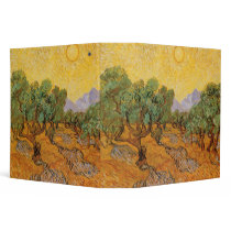 Van Gogh's Olive Trees with Yellow Sky binders