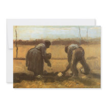 Van Gogh's Peasants invitations by MasterpieceCafe Van Gogh's Peasants invitations