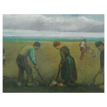 Van Gogh's Peasants or Farmers Planting Potatoes Flyers