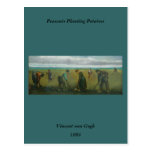 Van Gogh's Peasants or Farmers Planting Potatoes Postcards