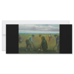 Van Gogh's Peasants or Farmers Planting Potatoes Rack Card Design