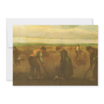 Van Gogh's Potato Planting invitations by MasterpieceCafe Van Gogh's Potato Planting invitations