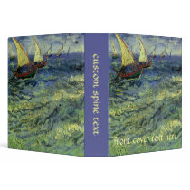 Van Gogh's Seascape at Saintes-Maries binders