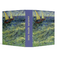 Van Gogh's Seascape at Saintes-Maries binder