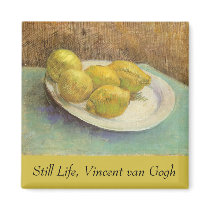 Van Gogh's Still Life with Lemons magnets