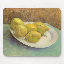 Van Gogh's Still Life with Lemons mousepads by MasterpieceCafe Van Gogh's Still Life with Lemons mousepads