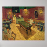 Van Gogh's The Night Café (Le Café de nuit) 1888 Poster