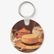 Van Gogh's Yellow Straw Hat keychains