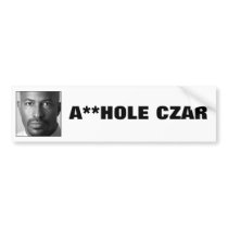 Van Jones: A**HOLE CZAR bumper stickers