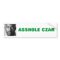 Van Jones: ASSHOLE CZAR bumper stickers