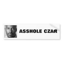 Van Jones: ASSHOLE CZAR bumper stickers