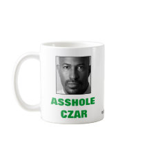 Van Jones: ASSHOLE CZAR mugs