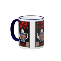 Van Nelle's Coffee - Vintage Advertising mugs by MyOtherPlanet Van Nelle's Coffee - Vintage Advertising mugs