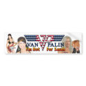 Van Palin - I'm Hot For Sarah Bumper Sticker bumper stickers