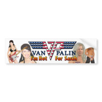 Van Palin - I'm Hot For Sarah Bumper Sticker bumper stickers