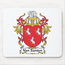 Van Santen Family Crest mousepads by coatsofarms Van Santen Family Crest mousepads