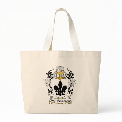 Van Someren Family Crest Canvas Bag by coatsofarms