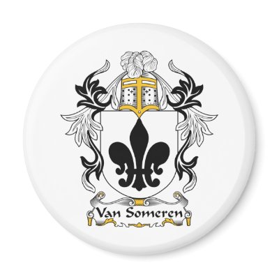 Van Someren Family Crest Fridge Magnets by coatsofarms
