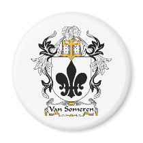 Van Someren Family Crest magnets by coatsofarms Van Someren Family Crest magnets