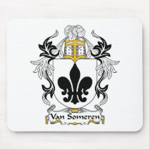 Van Someren Family Crest mousepads by coatsofarms Van Someren Family Crest mousepads