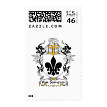 Van Someren Family Crest postage by coatsofarms Van Someren Family Crest postage