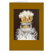 Van the ornery baby mockingbird card