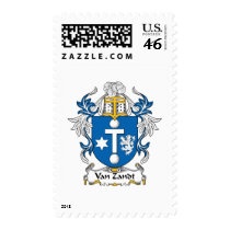 Van Zandt Family Crest Stamps