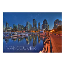 Vancouver at Night print