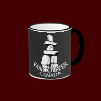 Vancouver BC Canada Coffee Cups Mugs & Glasses mugs