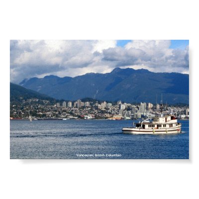  Vancouver, BC Print by kmflasch