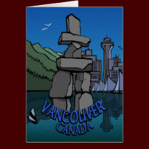 Vancouver BC Souvenir Art Cards Customized Cards cards