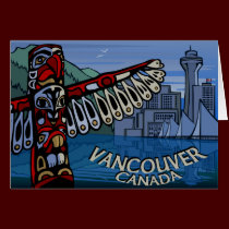 Vancouver BC Souvenir Cards Totem Pole Art Cards