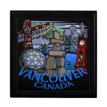 Vancouver Box Vancouver Landmarks Souvenir Giftbox Gift Box