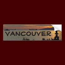 Vancouver Bumper Sticker Vancouver Souvenir Gifts bumper stickers
