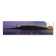 Vancouver Bumper Sticker Vancouver Souvenir Gifts bumpersticker