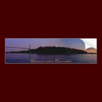 Vancouver Bumper Sticker Vancouver Souvenir Gifts bumper stickers