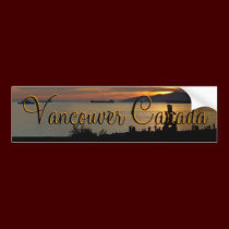 Vancouver Bumper Sticker Vancouver Souvenir Gifts bumper stickers