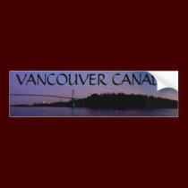 Vancouver Bumper Sticker Vancouver Souvenir Gifts bumper stickers