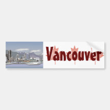 Vancouver Canada Bumper Stickers