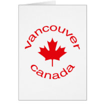 Vancouver Canada Card