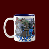 Vancouver Canada Coffee Cups Mugs & Glasses mugs