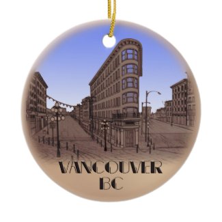 Vancouver Canada Gastown Ornament Souvenirs ornament