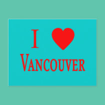 Vancouver Canada I Love Vancouver postcards