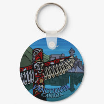 Vancouver Canada Key Chain Totem Pole Souvenirs keychains