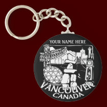 Vancouver Canada Key Chain Vancouver Souvenirs keychains